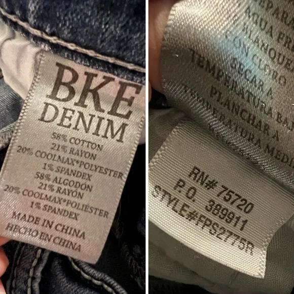 SOLD! Buckle BKE Carter 36R Straight leg coolmax jeans - Picture 4 of 10